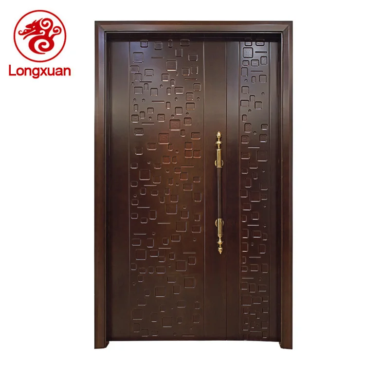 One And Half Fire Proof Wooden Door Simple Elegant Front Door Design Buy Fire Proof Wooden Door Fire Proof Door Design Fire Wooden Door Front Door Product On Alibaba Com