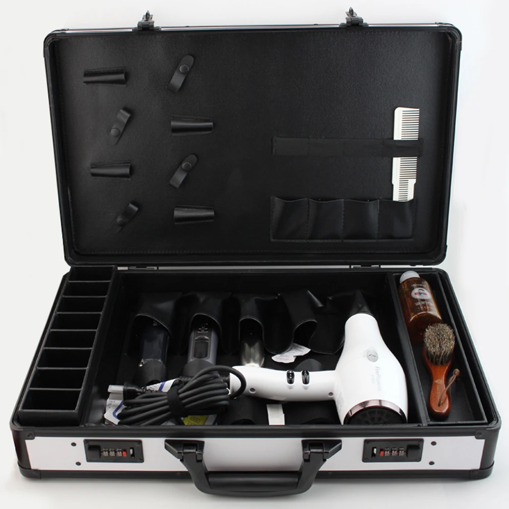 Customized Hair Barber Clipper Carrying Case Custom Briefcase Aluminum