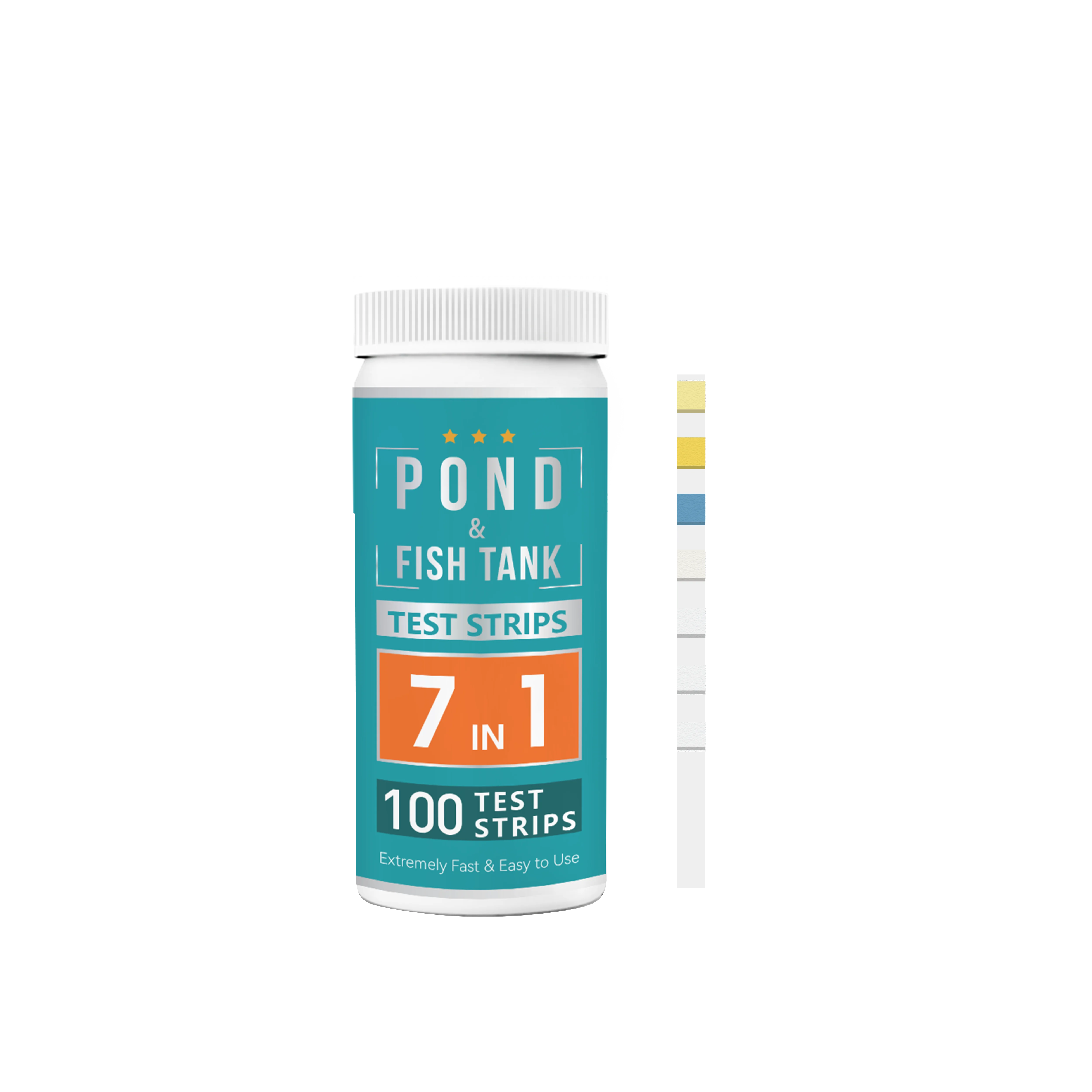 7 In 1 Fish Pond Water Test Strip 100 Pcs Kit For Water Quality Testing