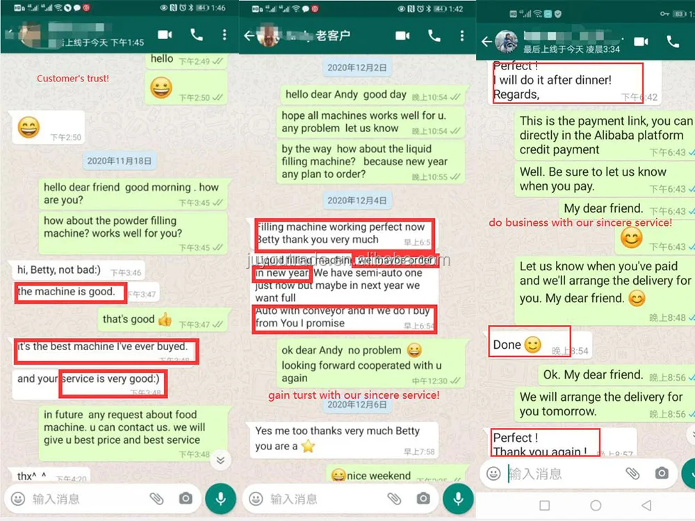 customer feedback