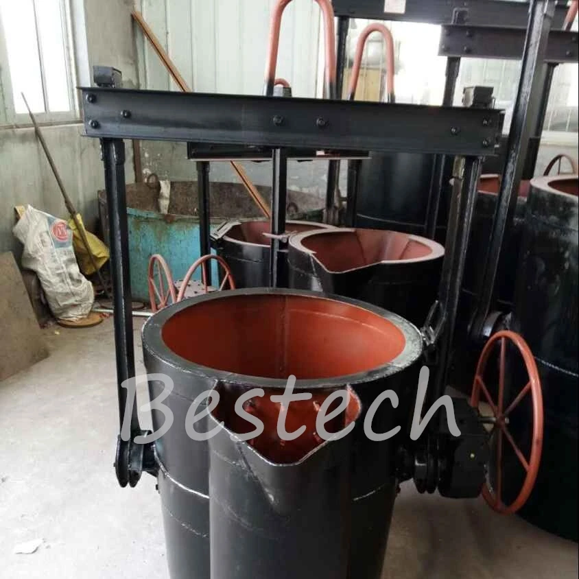 0.3T-5T Foundry industry molten iron steel casting ladle