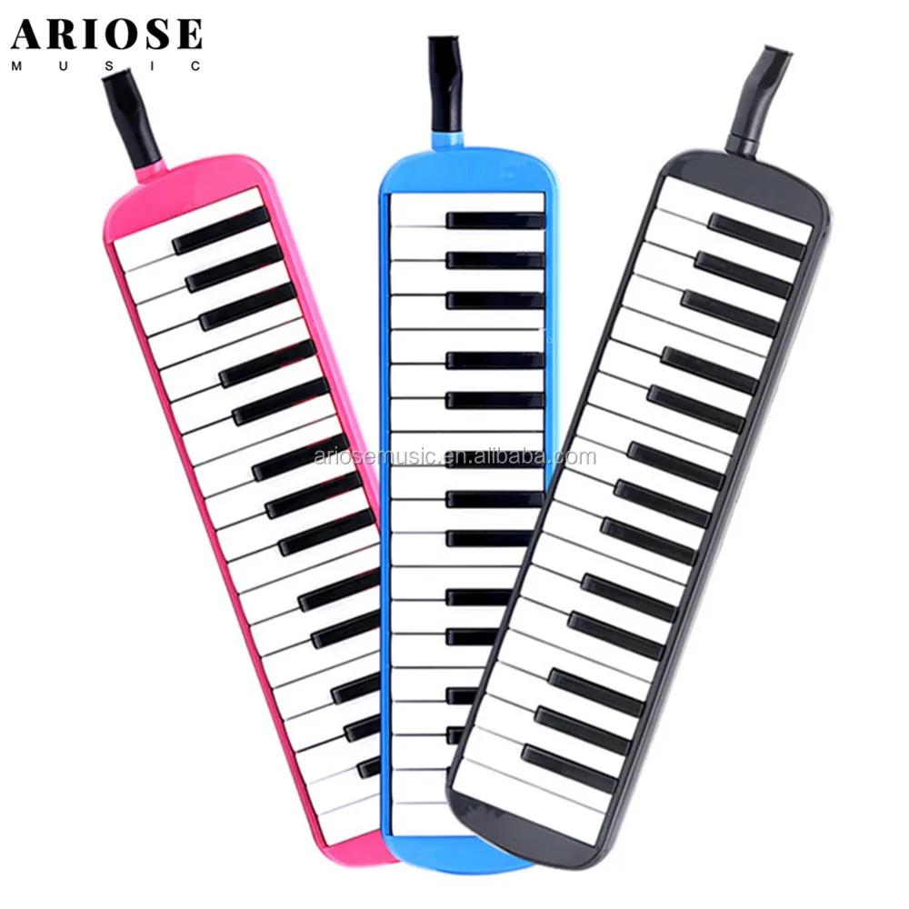 for Beginner or Band Mouth Keyboard Piano Organ Melodica Set w/Mouthpiece Black Pyle Tube Accessories Renewed Professional Mouth Piano Melodica Instrument 