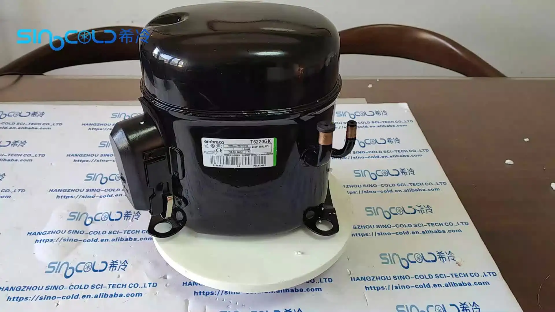 1HP LBP Reciprocating Fridge Compressor SC21CNX.2 R290, 220-240V