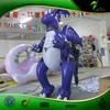 Purple Dragon Inflatabls Suit Double Layer Hongyi Inflatable Dragon Costume Latex Suit