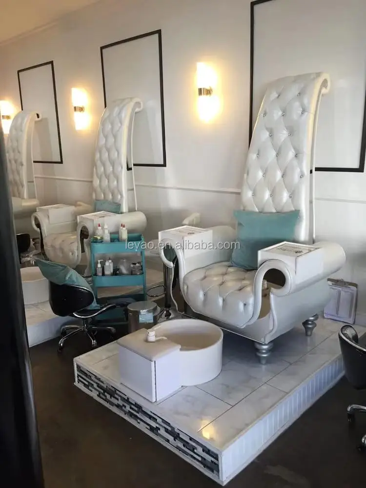 Luxury Nail Salon Used Queen Throne Pedicure Spa Chair With Bowl Buy