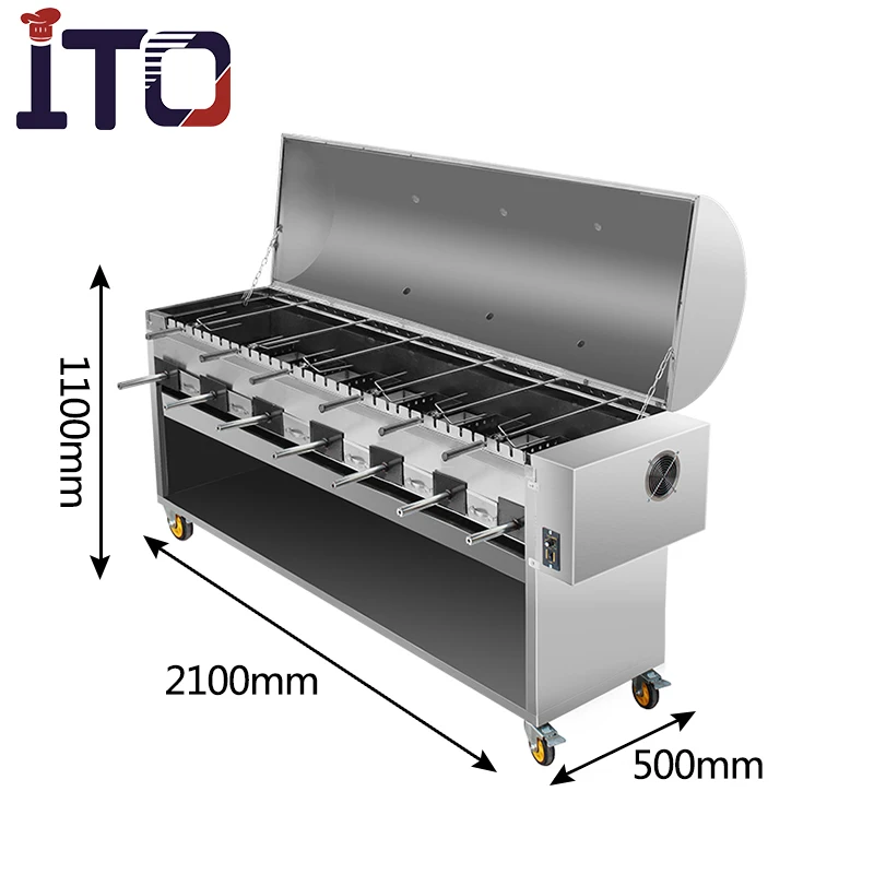 barbeque charcoal grill machine