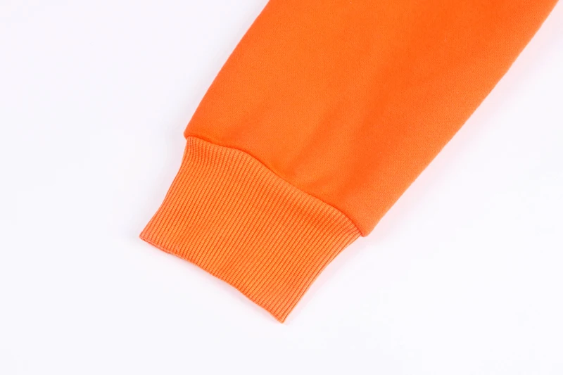 orange short sleeve hoodie