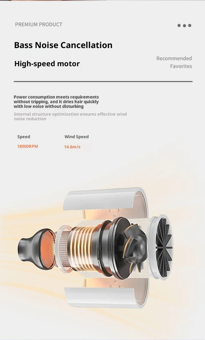 Home use student hair dryer