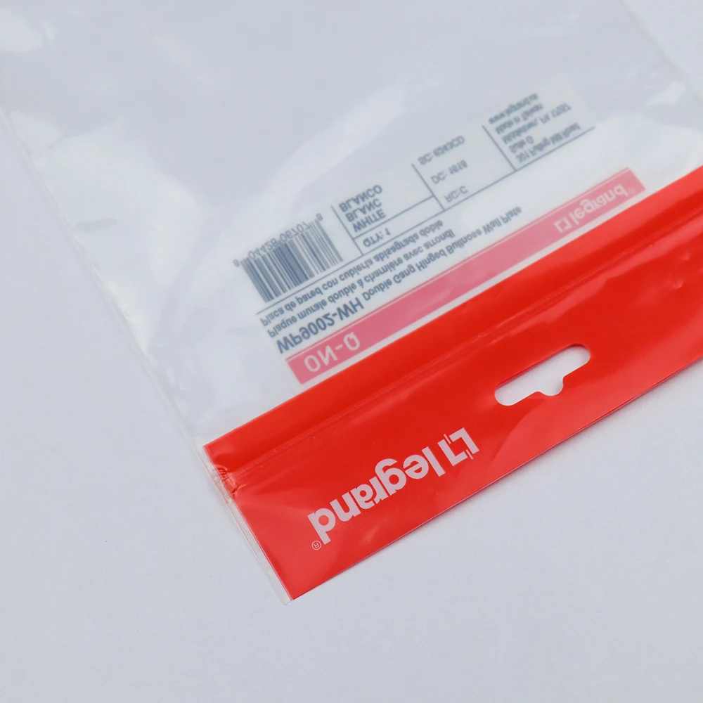 Custom Printed Clear Window Recyclable Plastic Lingerie Clothing