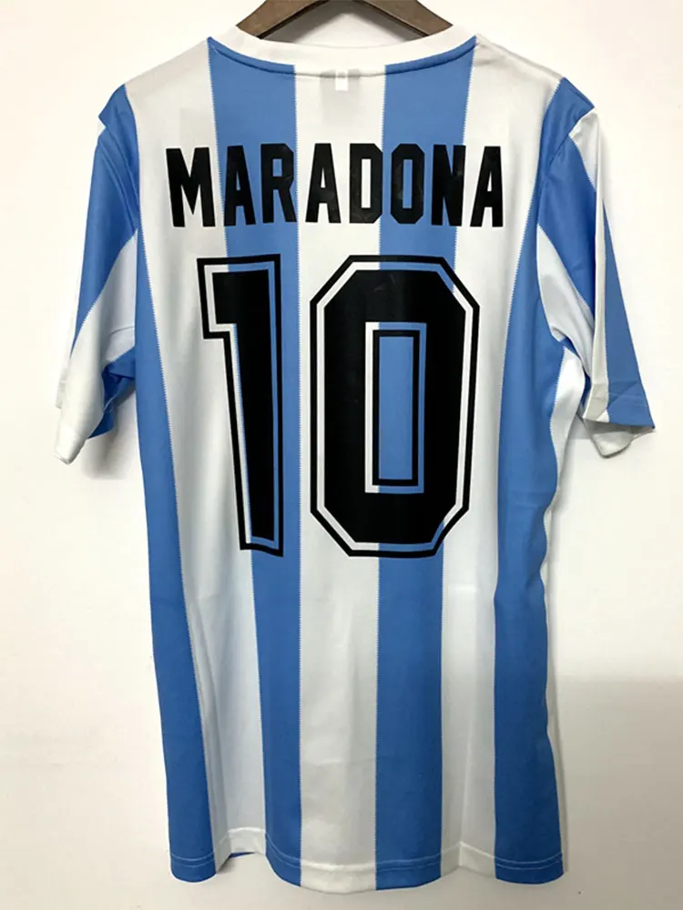 Maradona 93 94 Newells Retro Soccer Jersey Vintage Football Shirt Mens ...