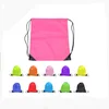 Wholesales Custom 210D polyester oxford fabrics backpack Drawstring bag with gym sport bag