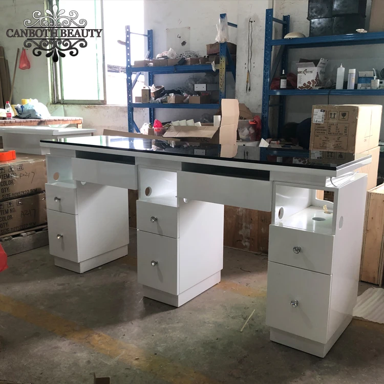 Beauty Salon Furniture Marble Top Nail Table Manicure Desk Buy Nail