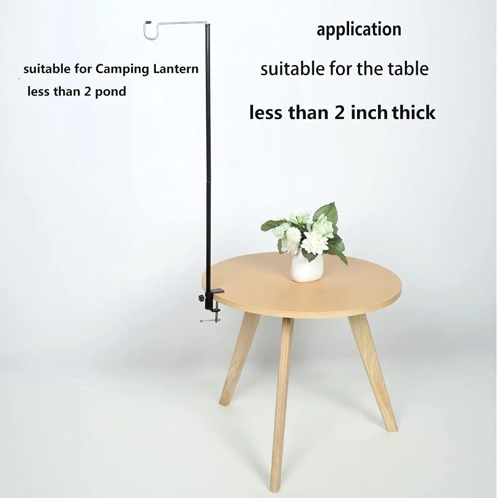 Goodwin Portable Camping Folding Lamp Pole With Stake,Lightweight