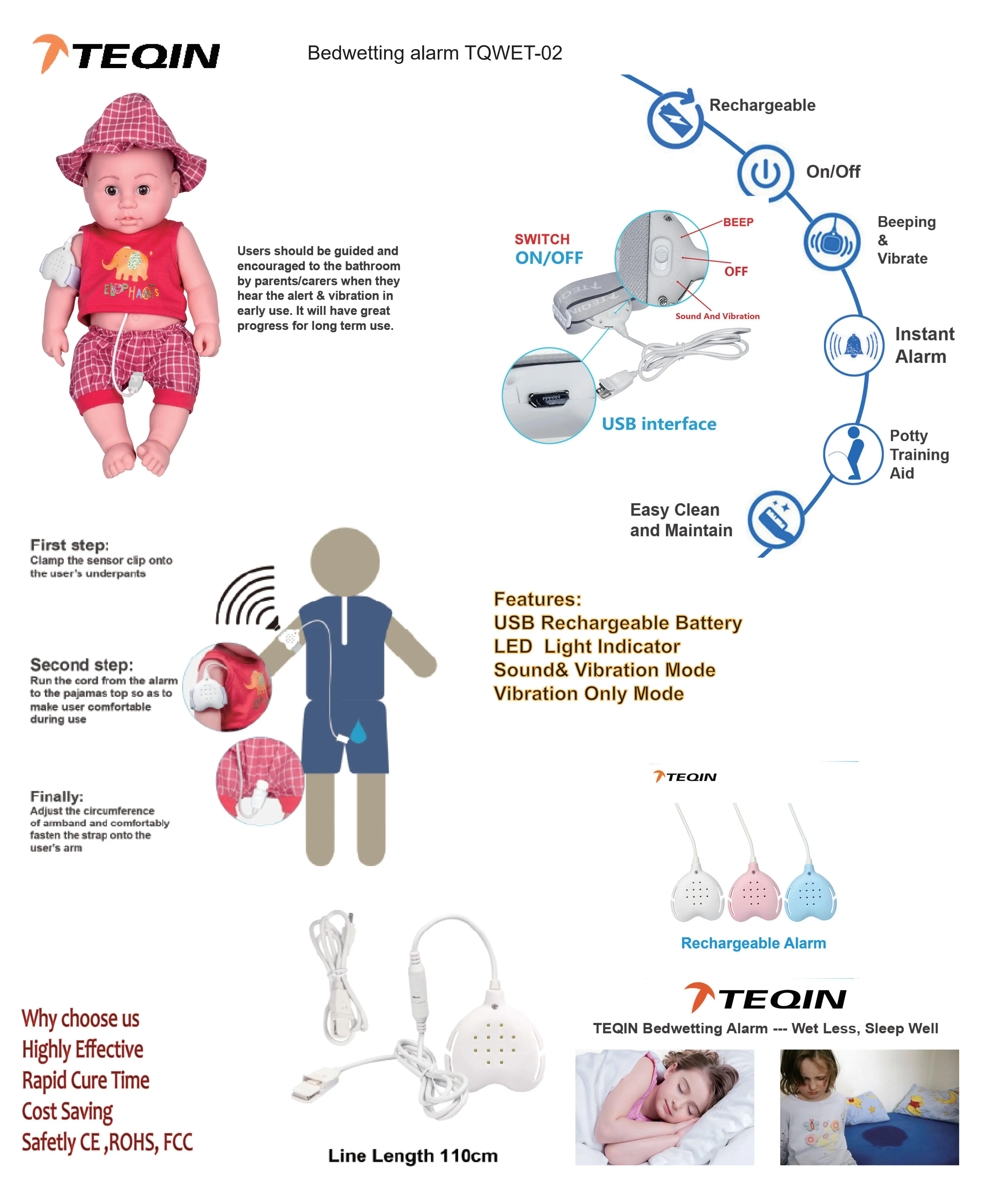 Bedwetting Alarm Physicotherapeutics Treatment For Enuresis Person