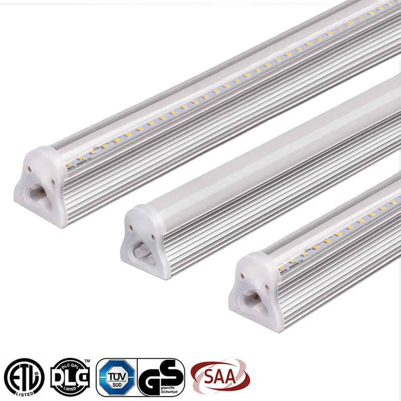 1.2m 4ft Aluminum 3000K 5000K Led Tube Housing Daylight Integrated T8 Led Tube Replacement Fluorescent Bulbs With No Flicker