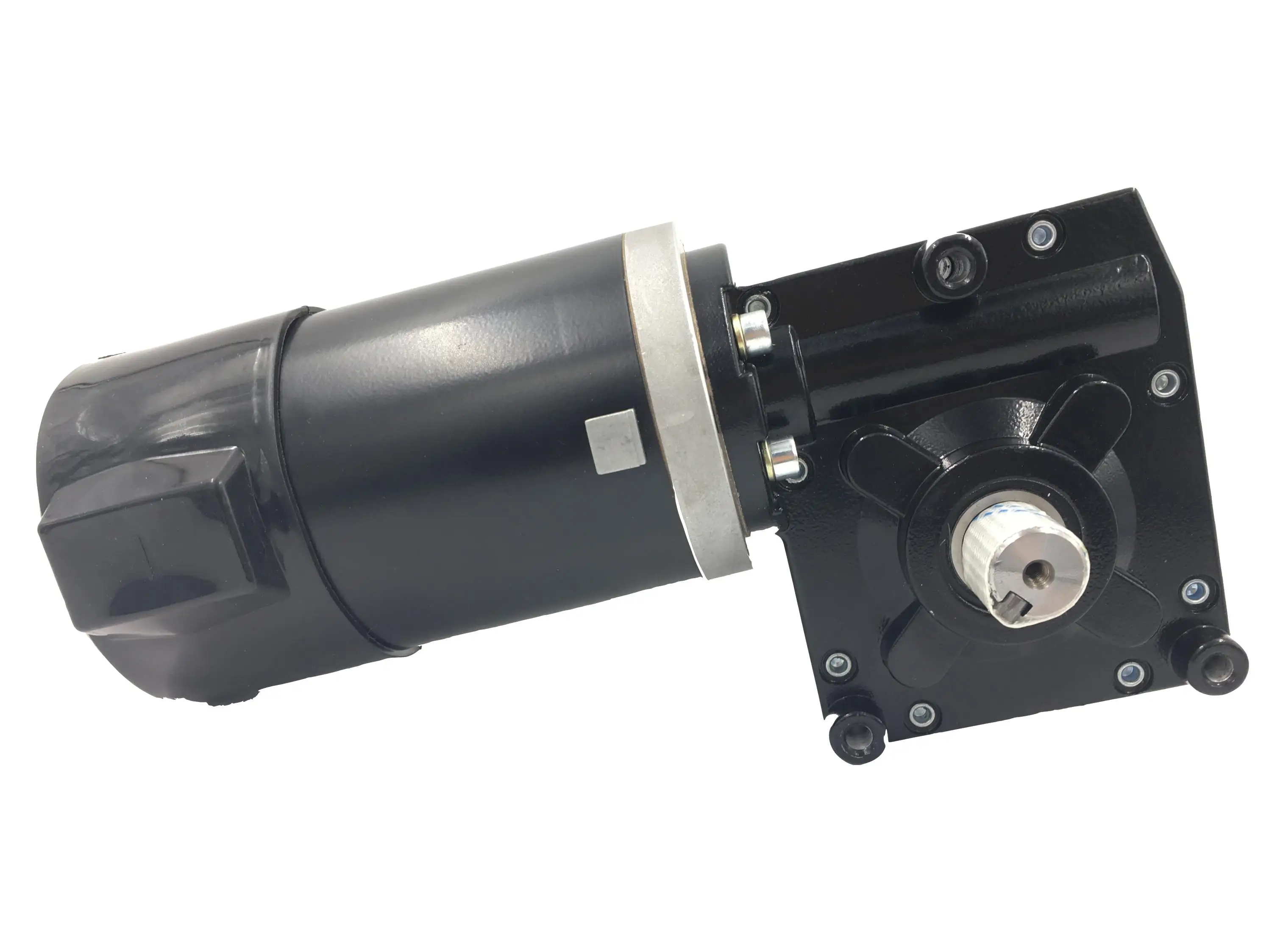 thumbnail interactive-video image 1 of 12V High Torque Worm Gear Motor 50 RPM - Reversible DC Geared Motor With Double Flat Shaft 1 of 5