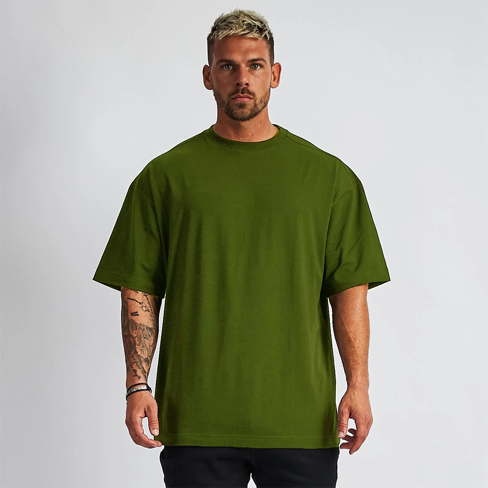 Luxury Quality Mens Tshirts,Hot Sale Cotton Loose Fit Little Drop