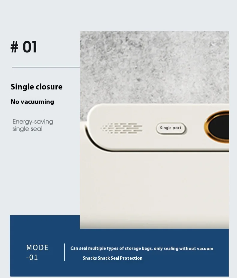 Automatic Portable Mini Handheld Vacuum Sealer Machine Eco-friendly Plastic 500ml Capacity Overheating Protection for Household