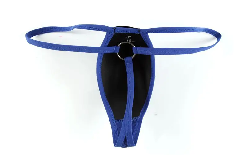 Custom Logo Padded Underwear G String Thongs For Men Cotton With