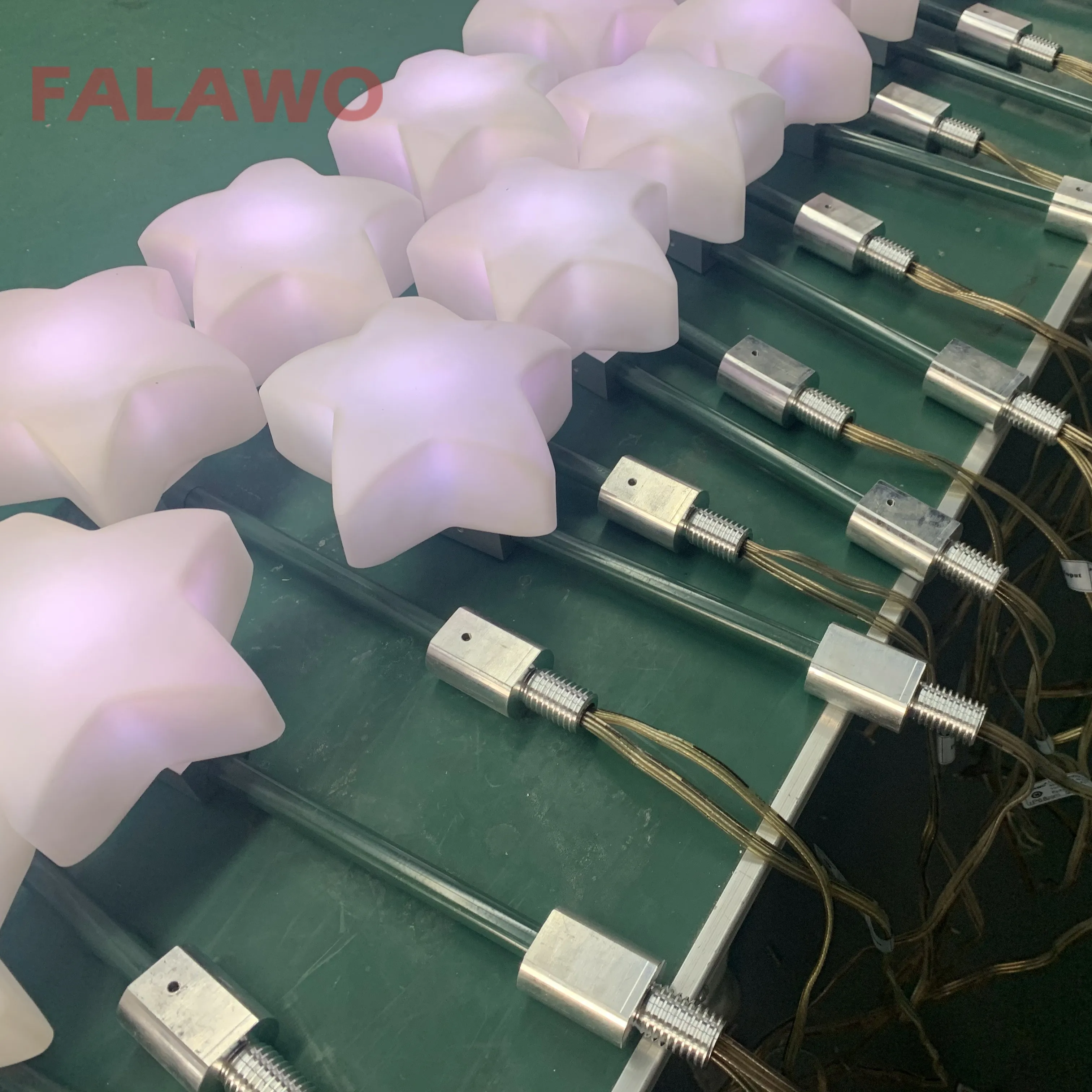 IP68 waterproof star shaped modeling led light for outdoor