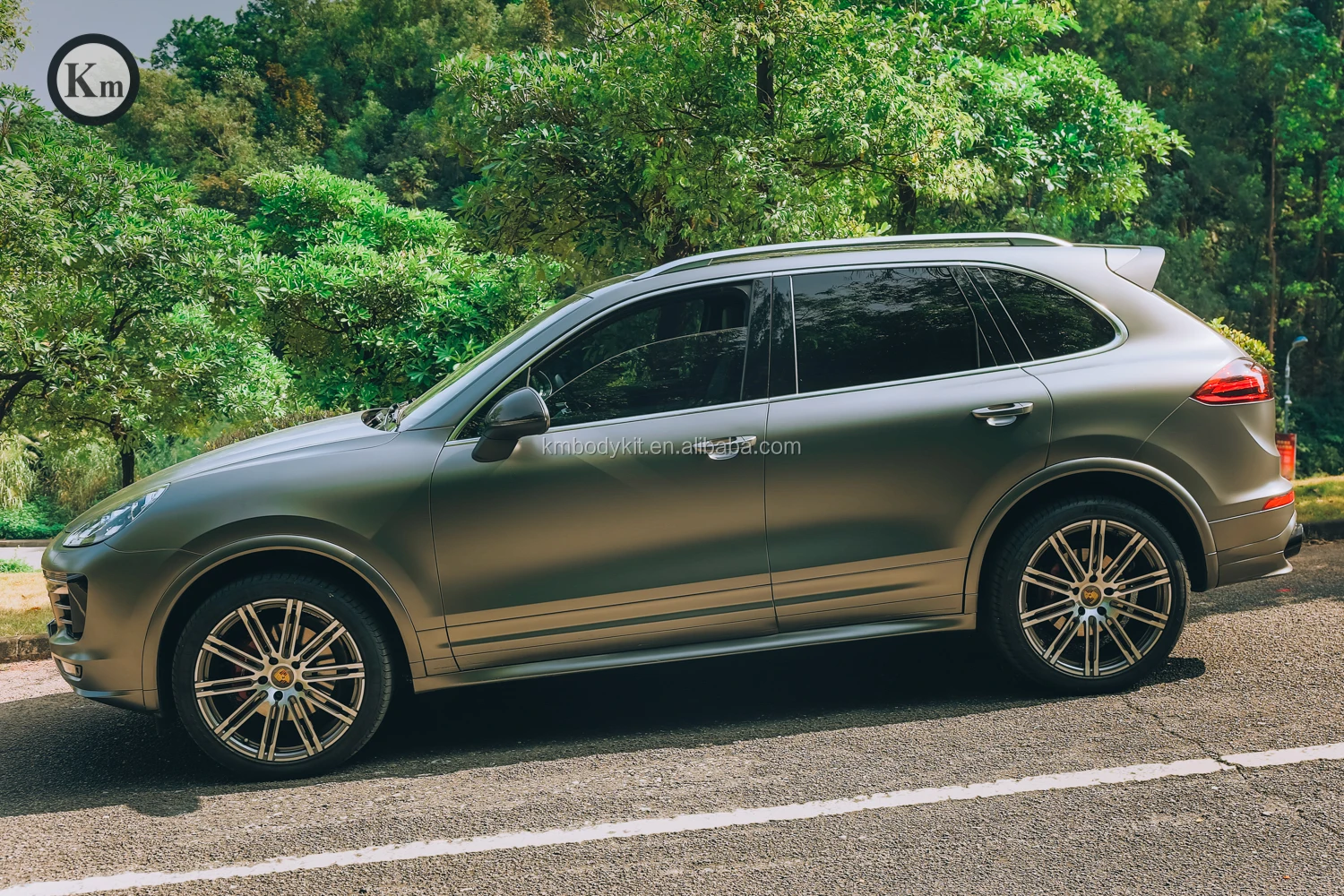 Km For Porsche Cayenne 958 20152017 Upgrade Gts Style Bumper Body Kit