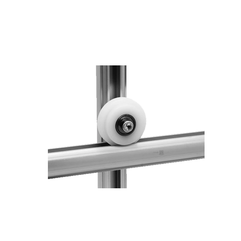 product convex guide wheel and t type slider kit white wheel third generation stainless steel lean line rod workbench frame gae28 fa10-11