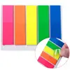 Promotional colorful flag shaped PET page marker plastic sticky notes film index for office/school