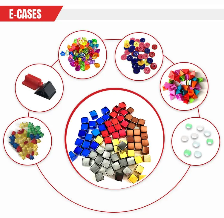 Small Plastic Cubes for Board Game - Colorful & Customizable