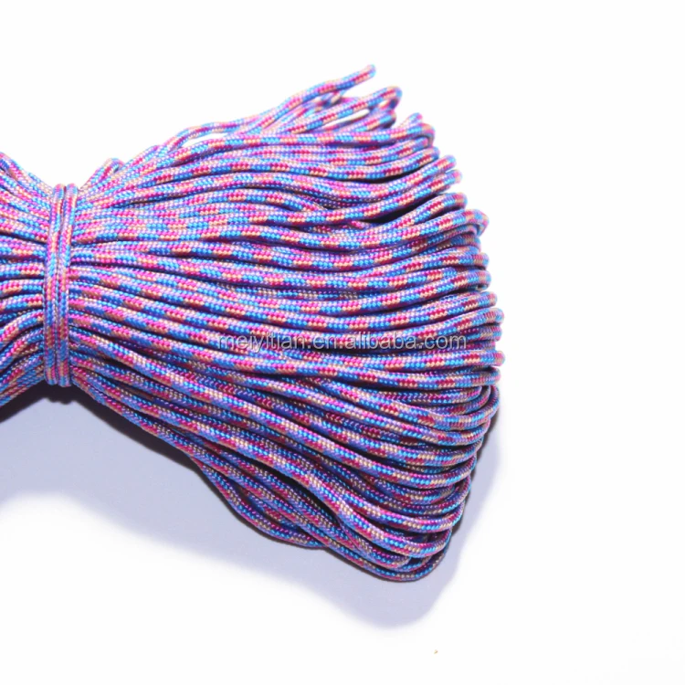 100m/pack 2mm Paracord One Stand Cores Tent Rope Paracorde Cord For Jewelry Making Keychain Edc