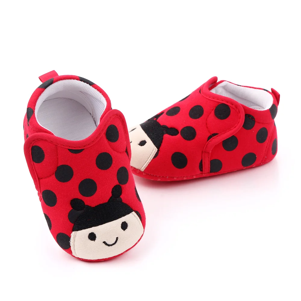 Spring Autumn Baby Shoes Cute Cartoon Design Soft Sole Infant Boy Girl Toddler Shoes manufacture