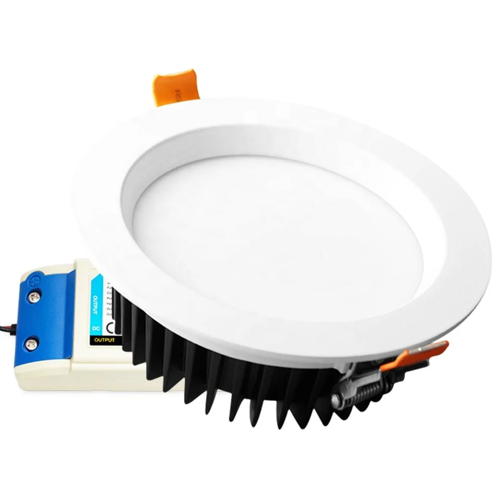 Fire Rated  12V 24V 100-240V Bathroom ZigBee LED Downlights Warm And Cool White Color Tunable LED Recessed Ceiling Lights 12W