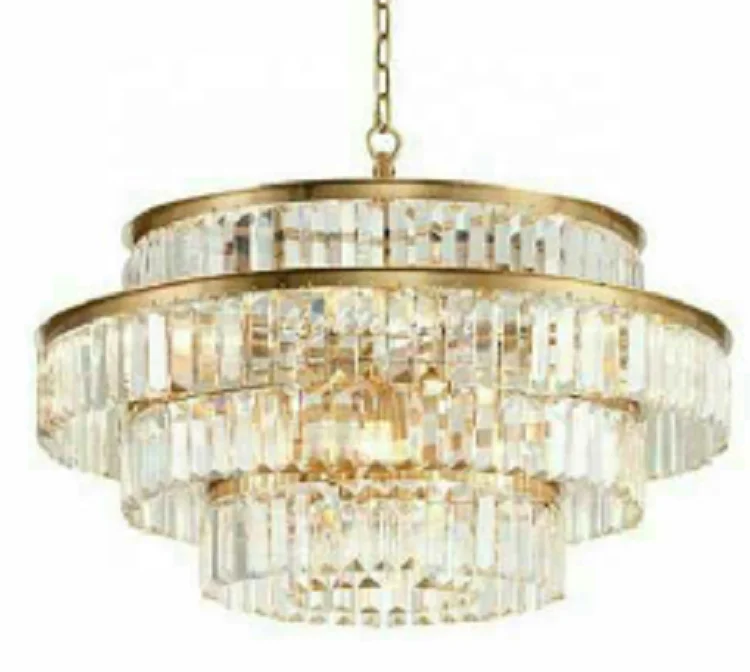 dining room gold foyer bedroom hotel home vintage crystal led modern decoration luxury pendant light chandelier