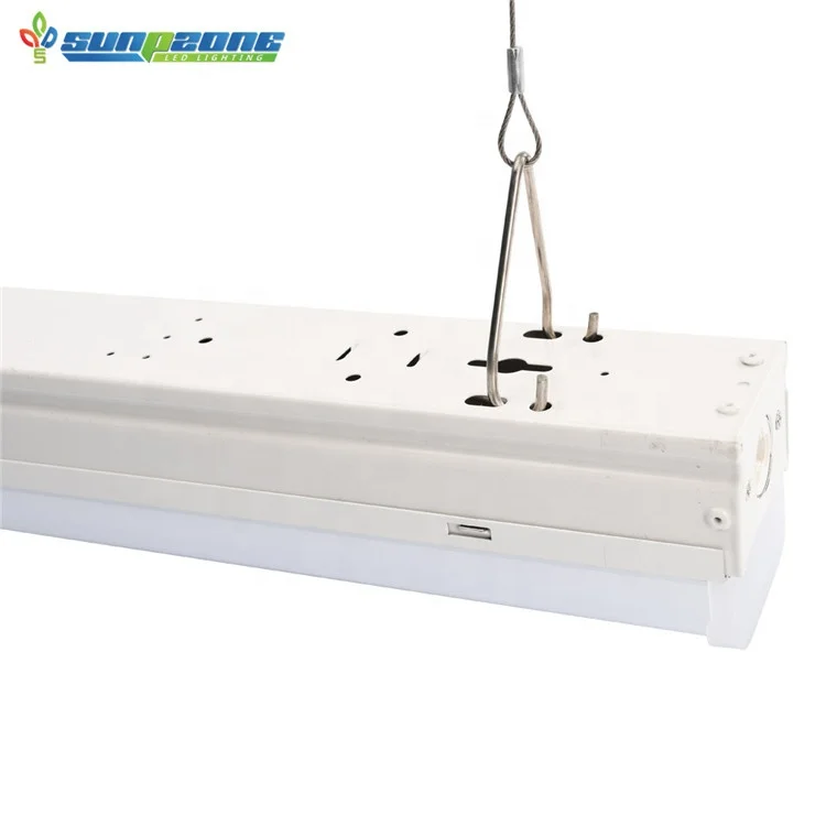 linear light led office hanging pendant motion sensor energency linkable fixture linear light 40w