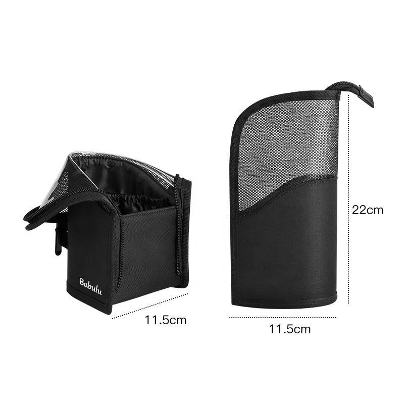 Custom Makeup Brushes Bag Case Ladies Mesh Cosmetic Travel Makeup Bag