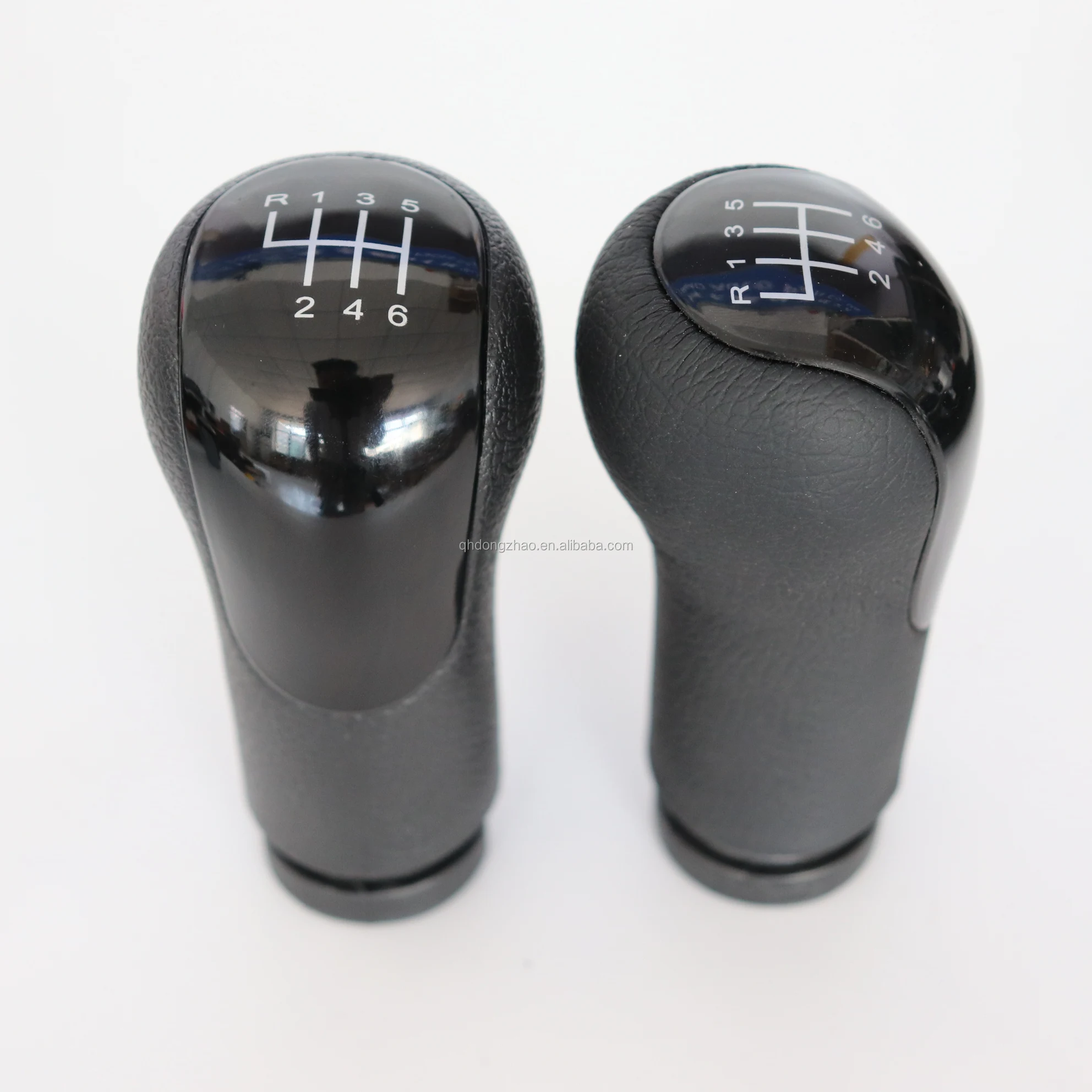 5/6 Speed Custom Leather Car Gear Shift Lever Knob Handle For Ford