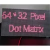 P4.75 dot matrix led module,3.75mm high clear,top1 for text display,304* 152mm,64 * 32 pixel, red, green,yellow tow color matrix