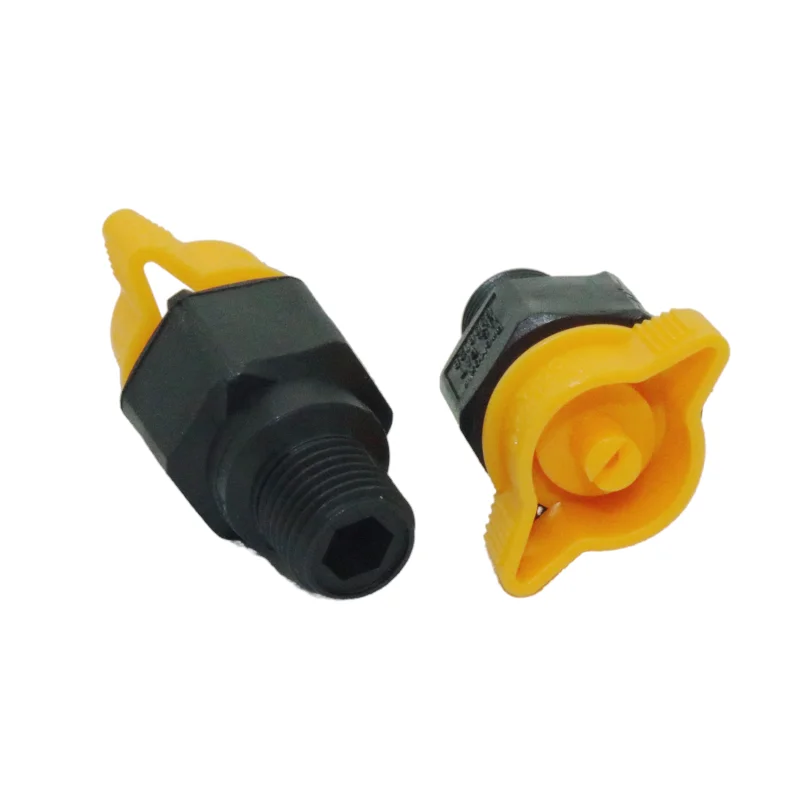 CY 3/4 PP/PVC/PVDF Quick Release Plastic Flat Fan Nozzle