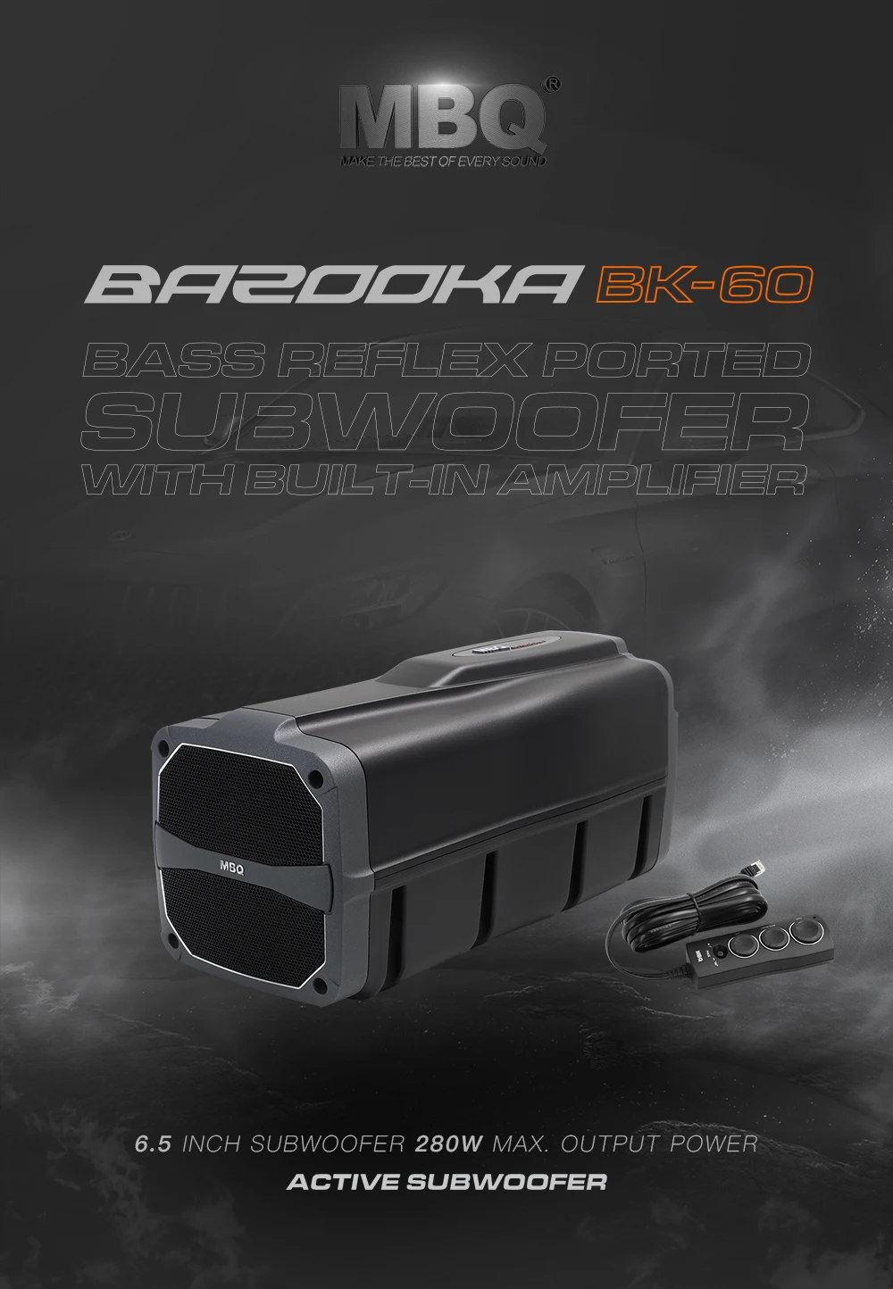 bazooka 6 inch subwoofer