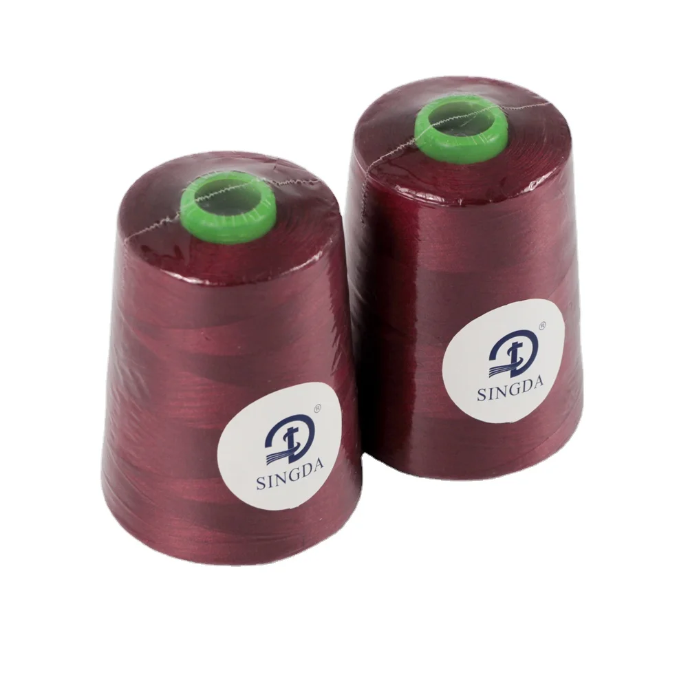 
Sewing Thread Manufacturer 100% Spun 40/2 Polyester Sewing Thread 5000 Yard 