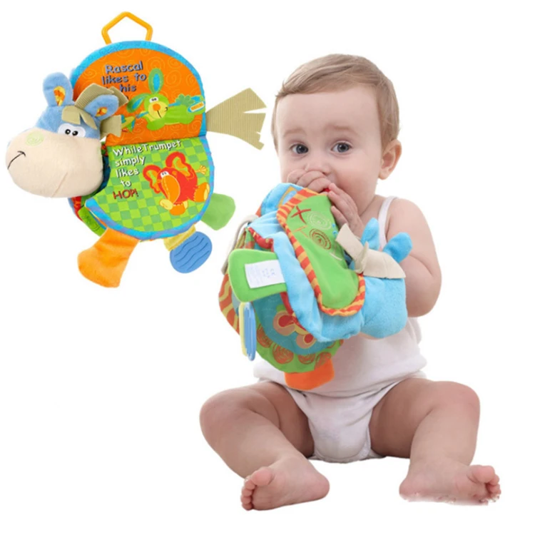 Custom Soft Teether Book Cloth Book Early Educational Toy For Baby ...