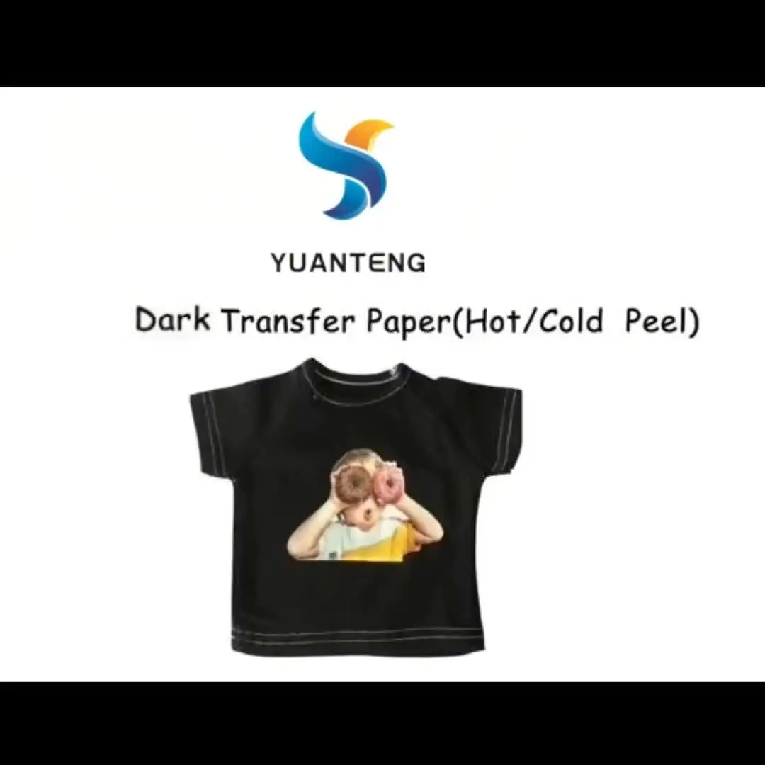 Inkjet Thermal Printing Sheets A4 Size 100sheets/bag Heat Transfer Print  Paper Iron on Dark Color for Light and Dark Tshirt, image size:1080x1080