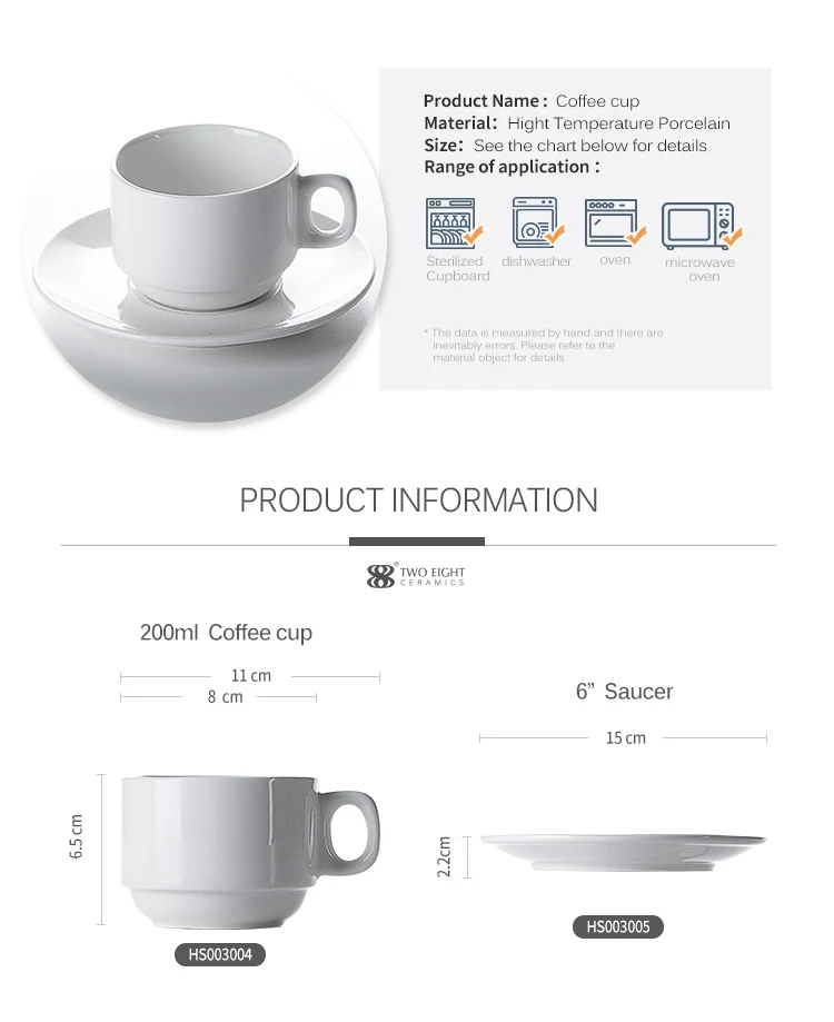 Two Eight Latest white ceramic coffee mugs Supply for hotel-4
