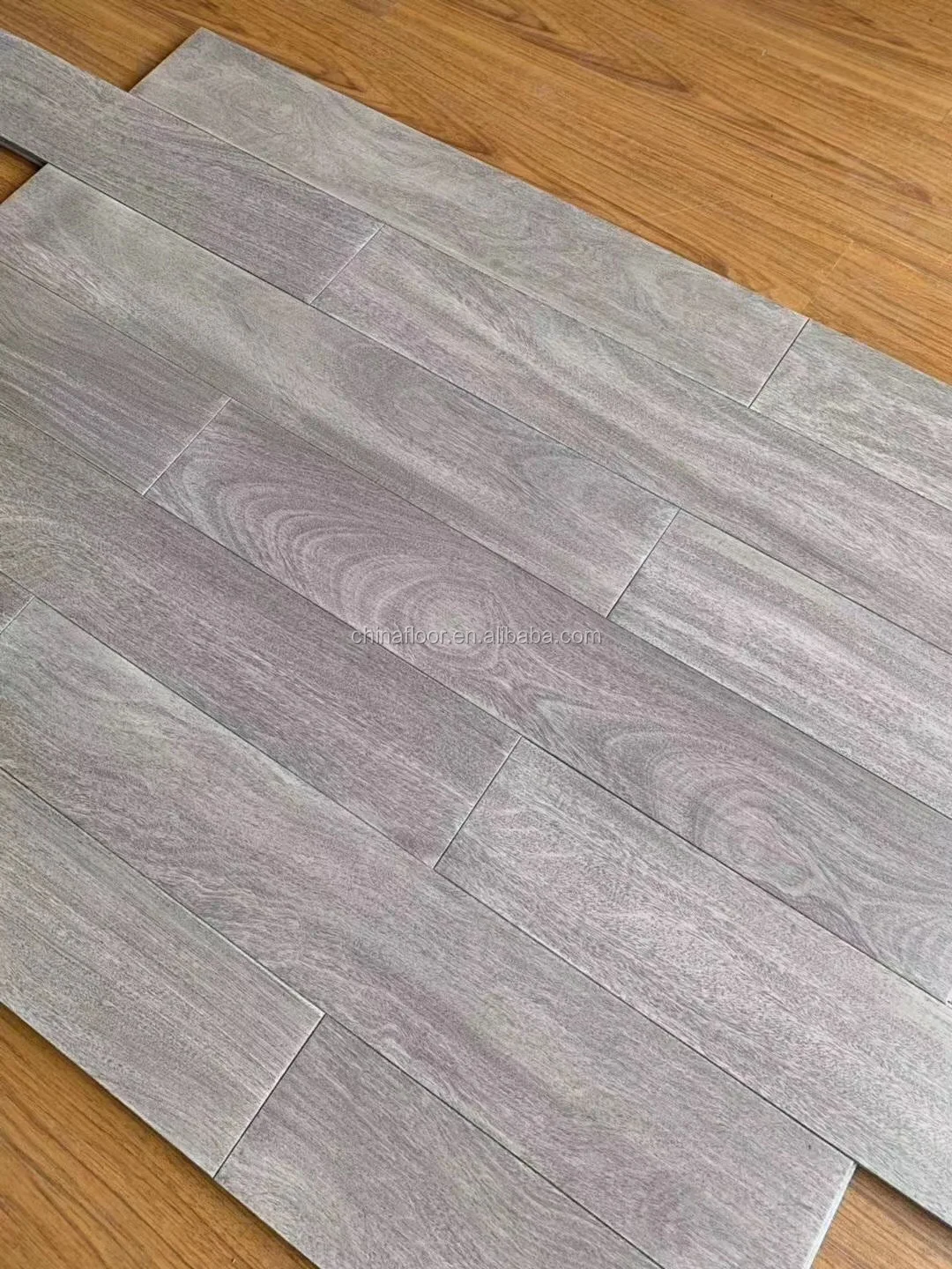 Glaze Cured finished Smooth Surface Brazilian Teak Cumaru solid wood floor