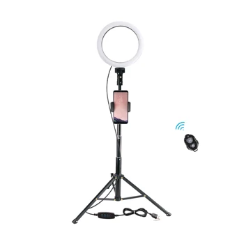8 selfie ring light with tripod stand