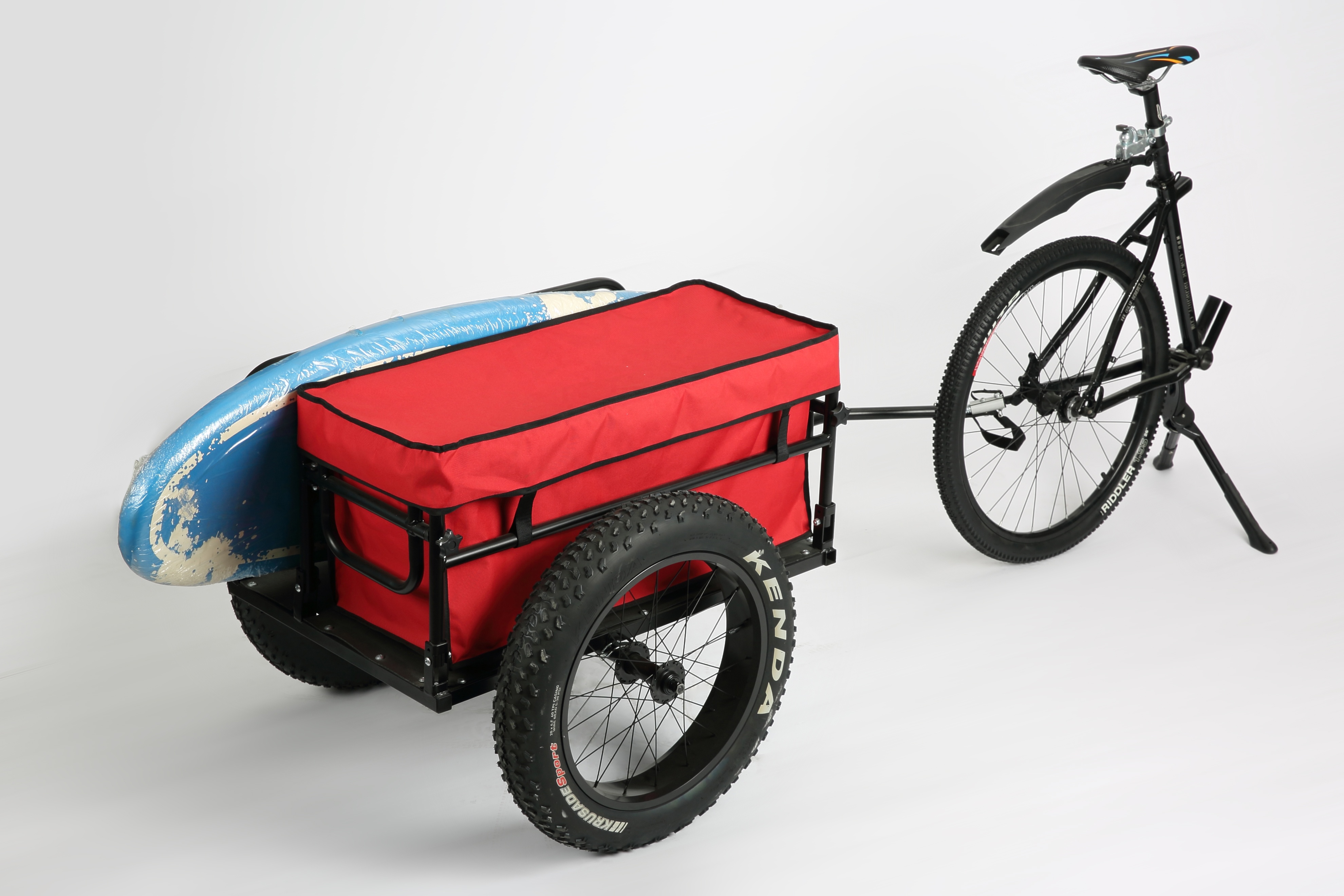 Factory Wholesale Bicycle Bike Cargo And Surfing Trailer Beach Trailer