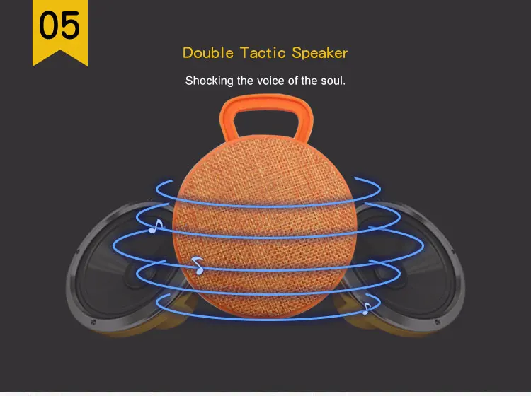 Hot Selling Colorful Explosion Proof Fabric Bluetooths Speaker Portable Mini Sport Bluetooths Speaker - ANKUX.COM