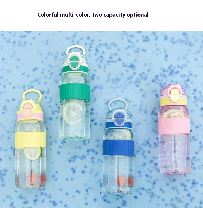 Unisex Large Capacity Tritan Insulated Gym Bottle Portable Double Drink Suction Tube Direct Drinking Logo Protein Camping