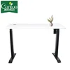 Office Ergonomic Workstation Metal Lift Table Height Adjustable High Stand Up Raising Table With Lifting Column