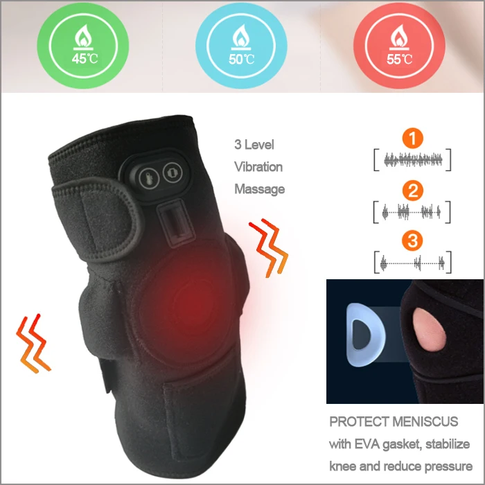 Electric Far Infrared Battery Powered Pain Relief Vibration Leg Body