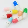 Cheap Price Plastic Smile Faces Kawaii Emoji Expression Artificial Capsule Shape Style Loose Beads for DIY